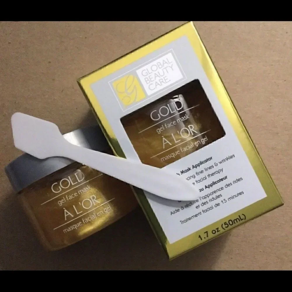 💥Global Beauty care Gold Gel face Mask With applicator Beauty & Personal Care